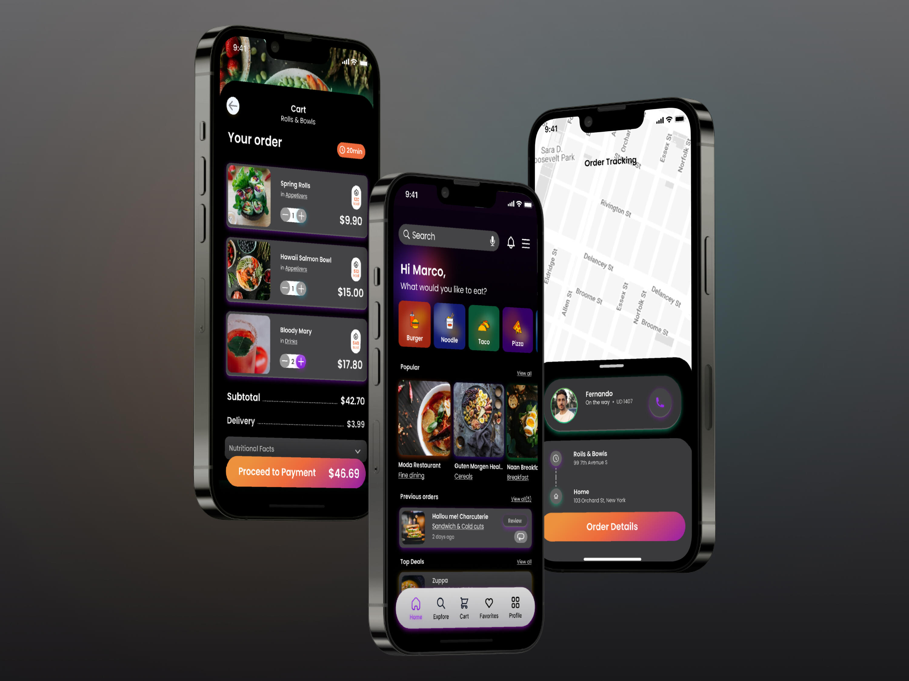 Treat • Health-Focused Food Ordering App